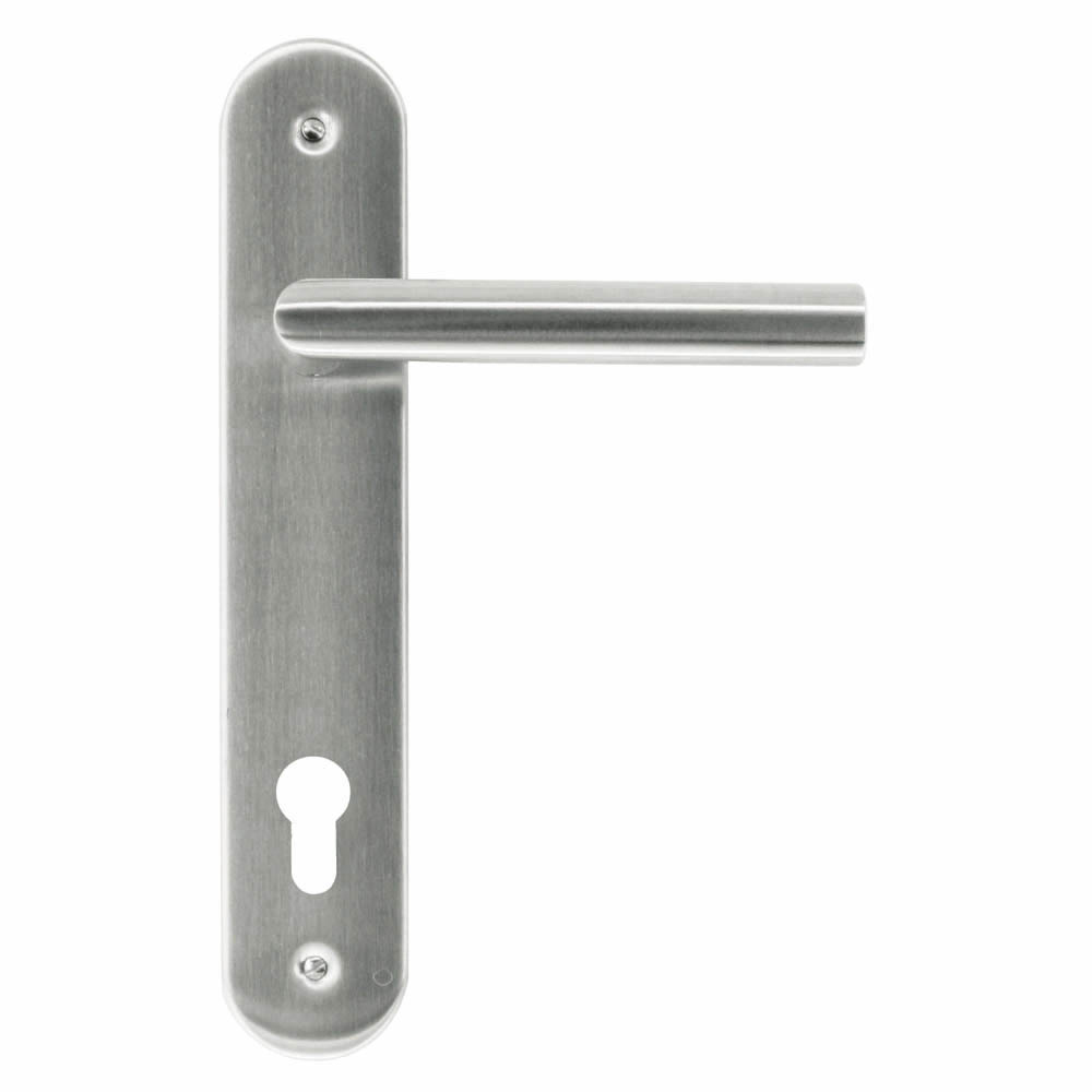 BEQUILLE I SHAPE 19MM INOX PLUS PLAQUE+CYL 85MM
