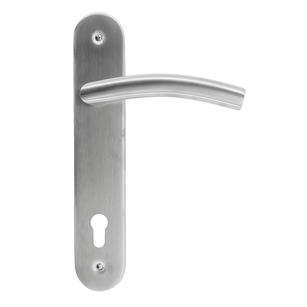 BEQUILLE GI SHAPE 19MM INOX PLUS PLAQUE+CYL 92MM