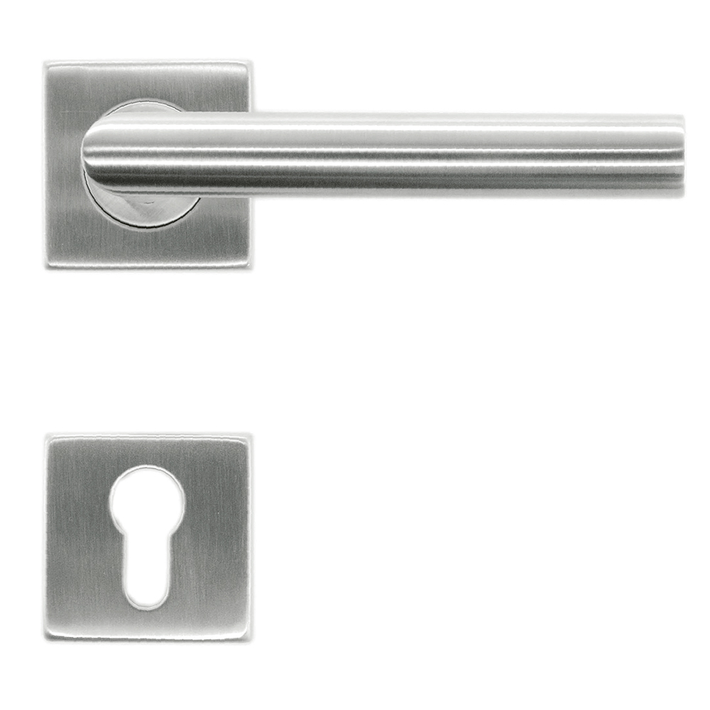 BEQUILLE FLAT SQUARE I SHAPE 19MM INOX PLUS R+WC