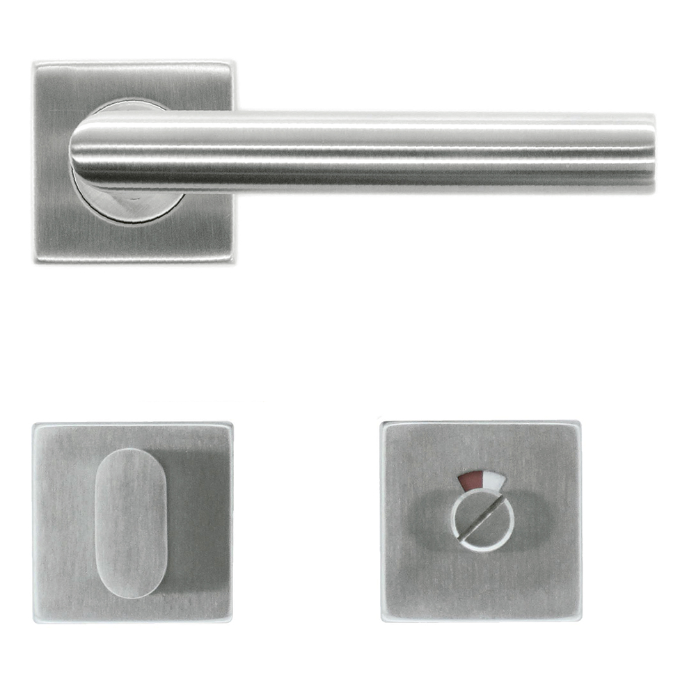 BEQUILLE FLAT SQUARE I SHAPE 19MM INOX PLUS R+E CYL