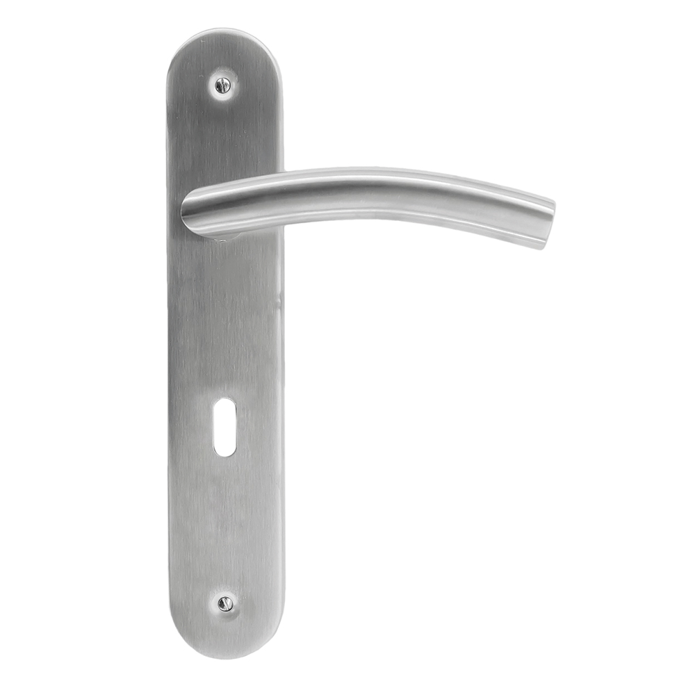 BEQUILLE GI SHAPE 19MM INOX PLUS PLAQUE+CYL 72MM